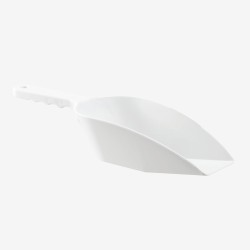 Pelle rectangulaire doseuse fond plat 70 cl  blanc