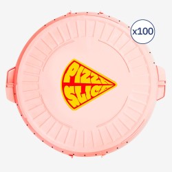 Boîte ronde réutilisable personnalisée - rose poudré - Min. 100 unités