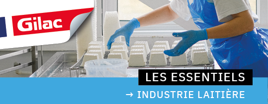 Catalogue les Essentiels Gilac Industrie laitière