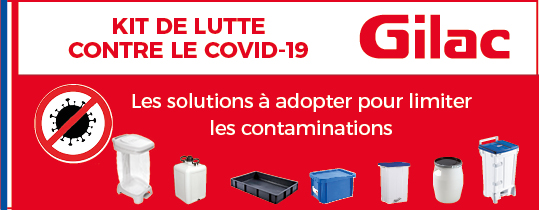 Poubelles sans contact stop covid-19